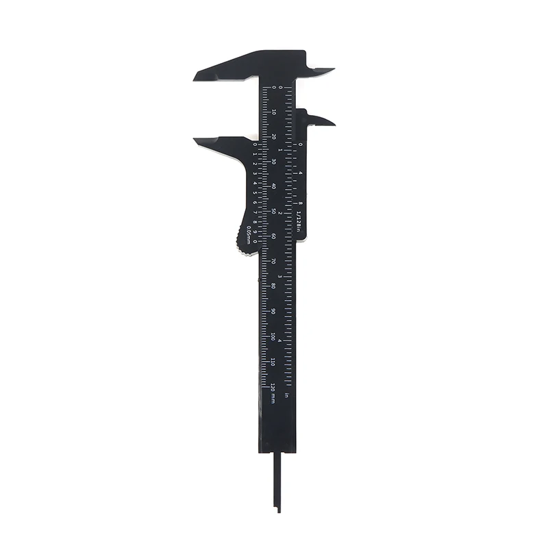 100mm No Digital Caliper Plastic Dial Vernier Caliper Gauge Micrometer No Digital Ruler Measuring Tools Plastic Vernier Caliper~