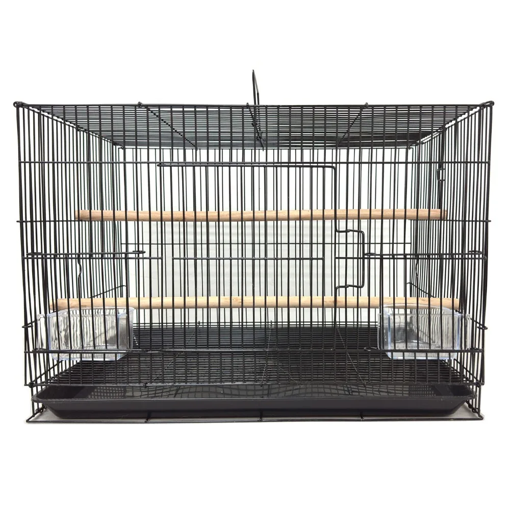 مجموعة من عشرة أقفاص تربية طيران الطيور مقاس 20 × 14 × 14 بوصة على شكل طائر الكناري الببغاء الطيور الحب