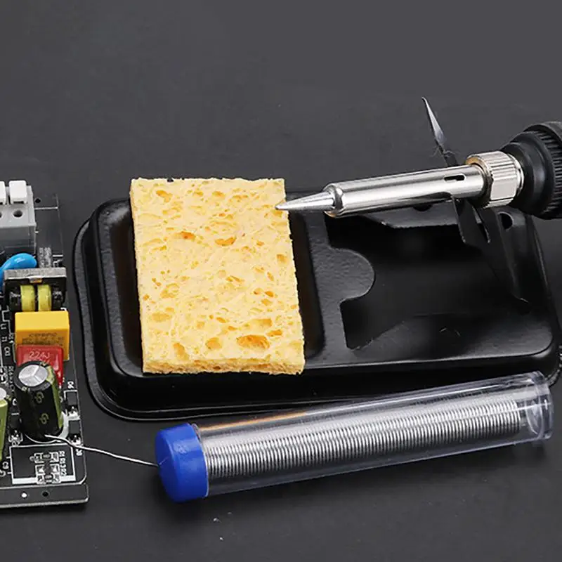 Soldering Iron Sponge Set High-Temperature Square Sponge Small Scrub Sponges and Welding Clean Pads for Soldering Workstations