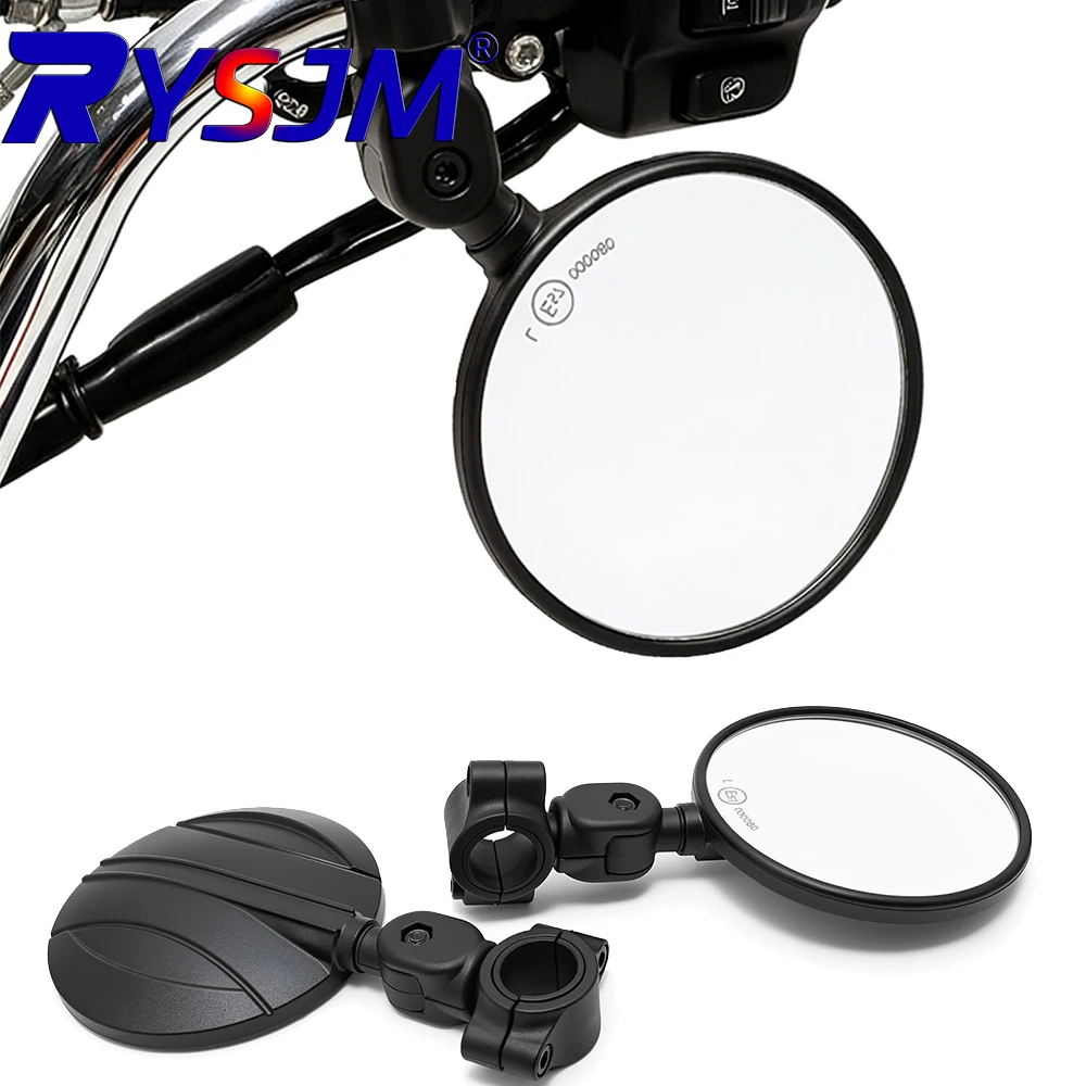 A Pair for Husavarna 701 SM/Enduro FC350/450 FE250/350/501/450 TC125/250 Motorcycle Circular Handle Rearview Wide Angle Mirror