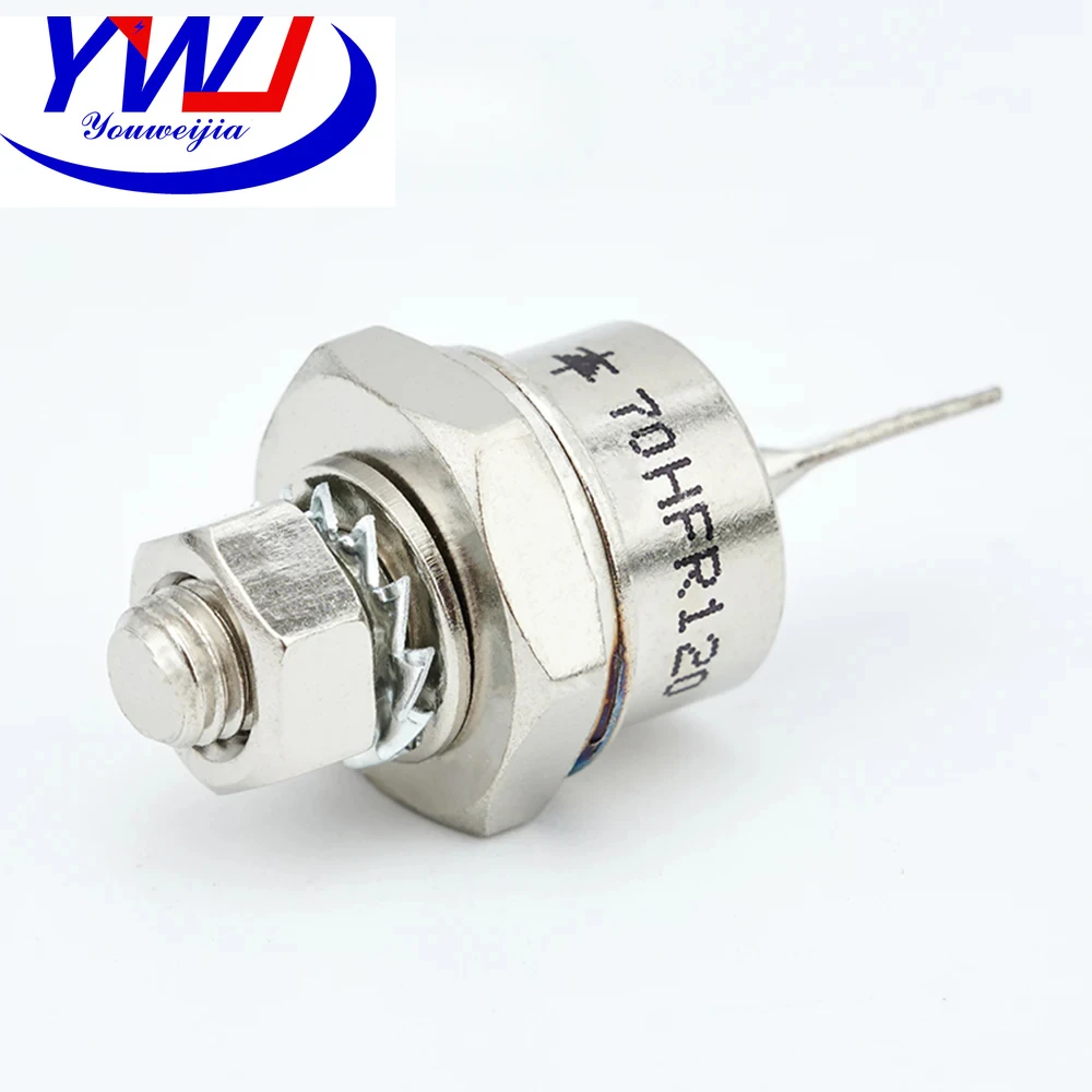 A Pair Power Generator Rectifier Diode Kit Transistor Diode Rectifier Tester Battery Charging 70HF120 70HFR120 70A 50A 40A 25A