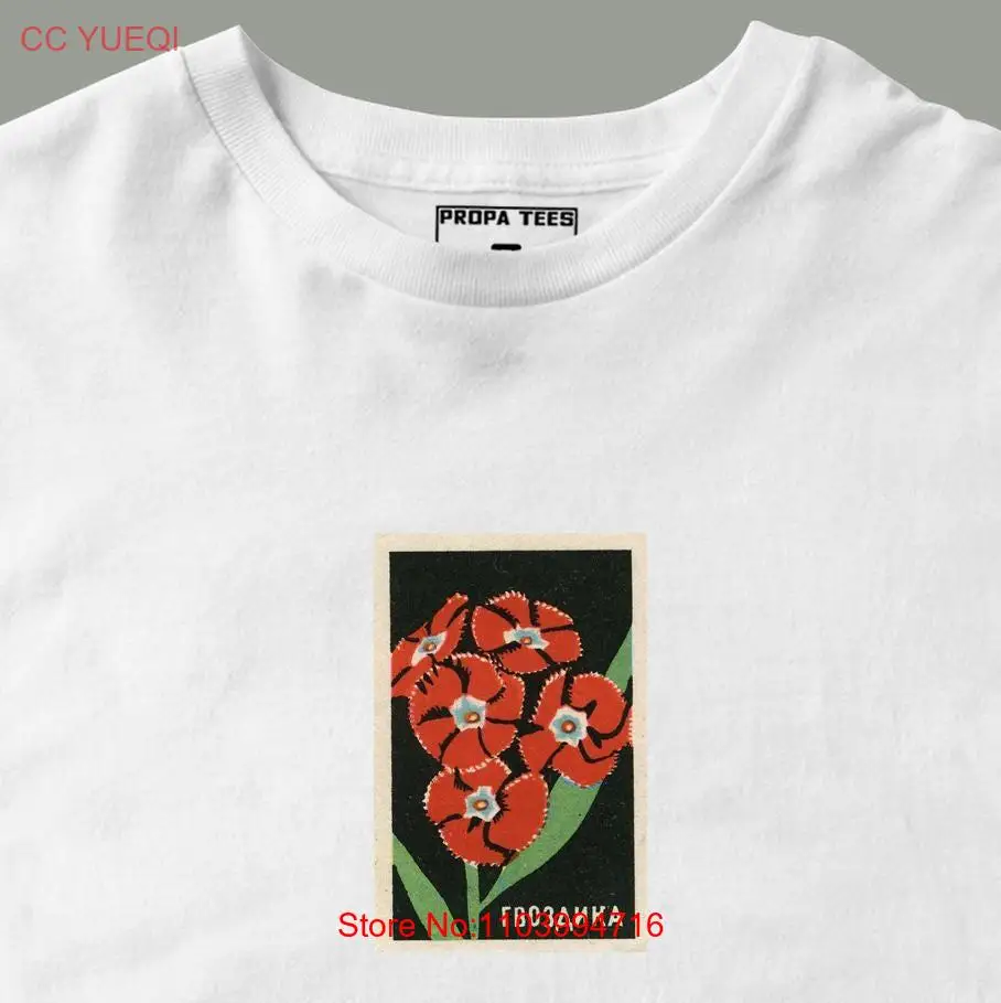 

Colorful T Shirt Carnation long or short sleeves