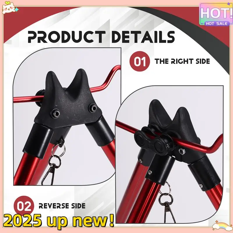 

Classy-Fishing Rods Tripod Folding Fishing Rod Support Holder 8Groove Aluminum Alloy Fishing Pole Stand For Fishing Accessories