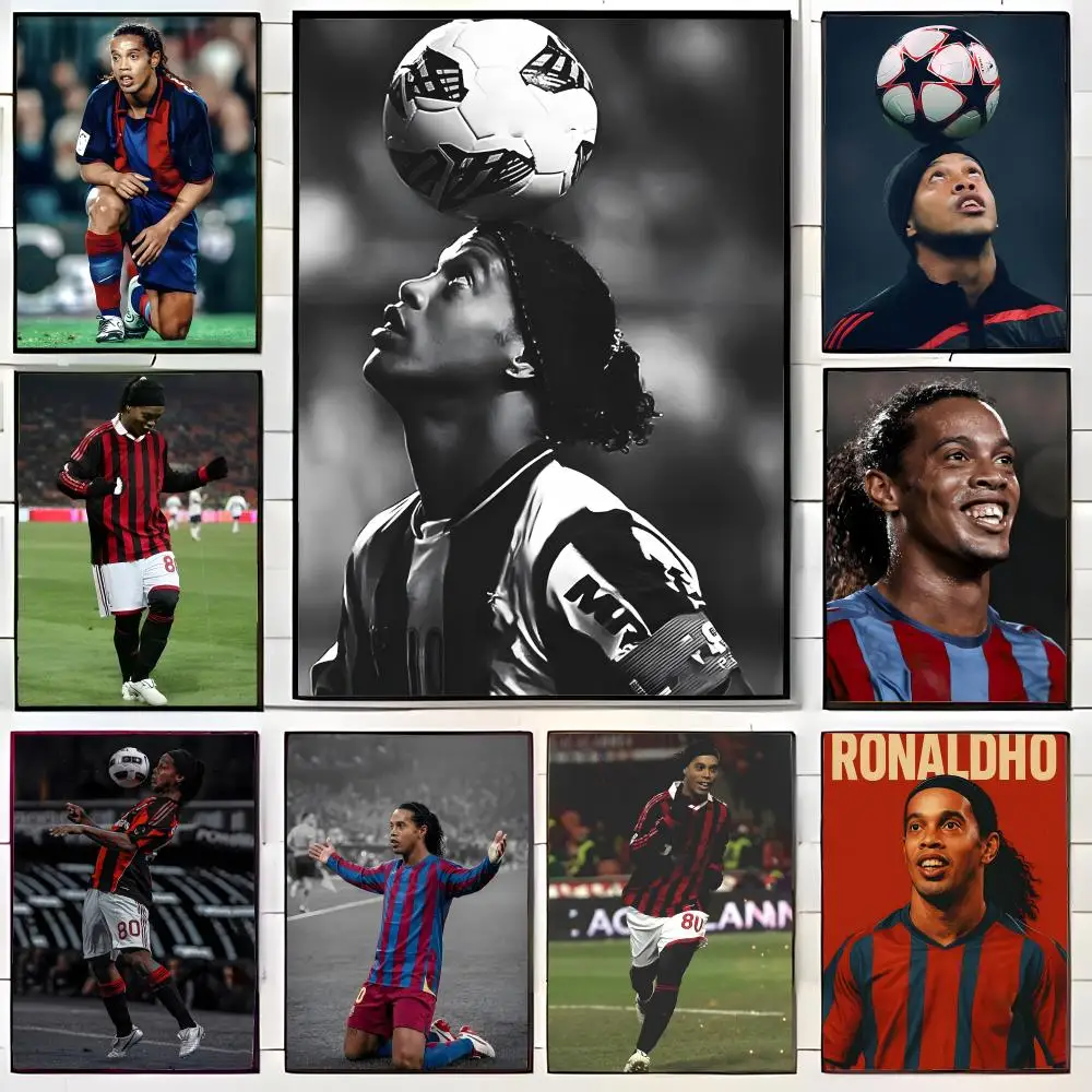 Ronaldinho-Poster, Wandkunstdruck, dekoratives Wandbild, Heimdekoration, Geschenk, ungerahmt