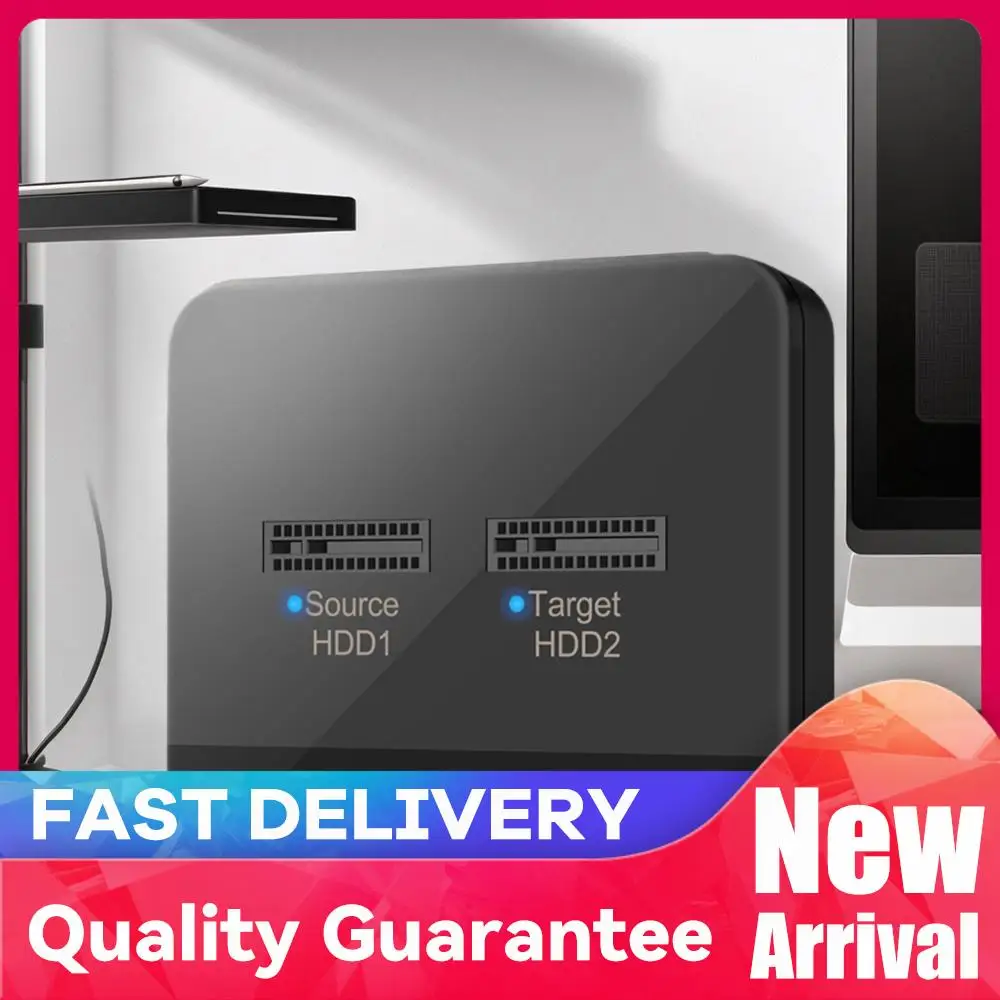 

Док-станция для двух накопителей M.2 SATA/NVMe с функцией клонирования, копировщик жестких дисков для SSD размером 2230-22110, с возможностью офлайн-клонирования.