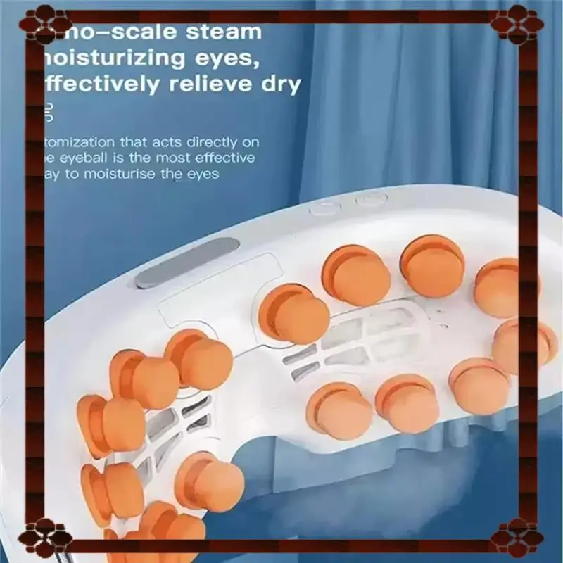 24시간 배송 블루투스 음악 기능으로 눈의 피로와 다크서클 완화를 위한 나노 스팀 눈 마사지기
