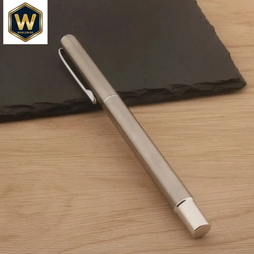 1.0mm Stainless Steel Brown Polished Tip Long Knife Research Pen - Calligraphy Practice, School Supplies, Gift Stationery