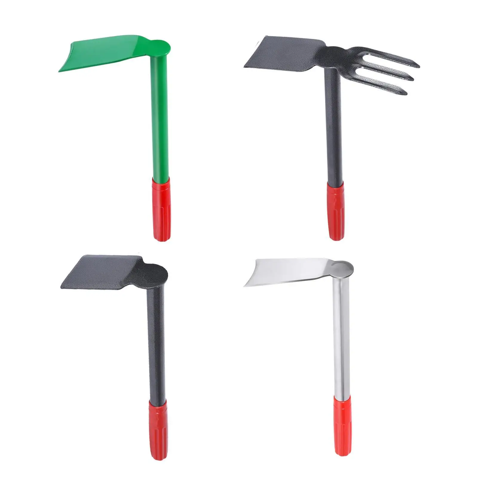 Garden Hoe Multifunction Gardening Tool Portable 35 cm Sturdy Carbon Steel Handy Hoe for Planting Transplanting Loosening Soil