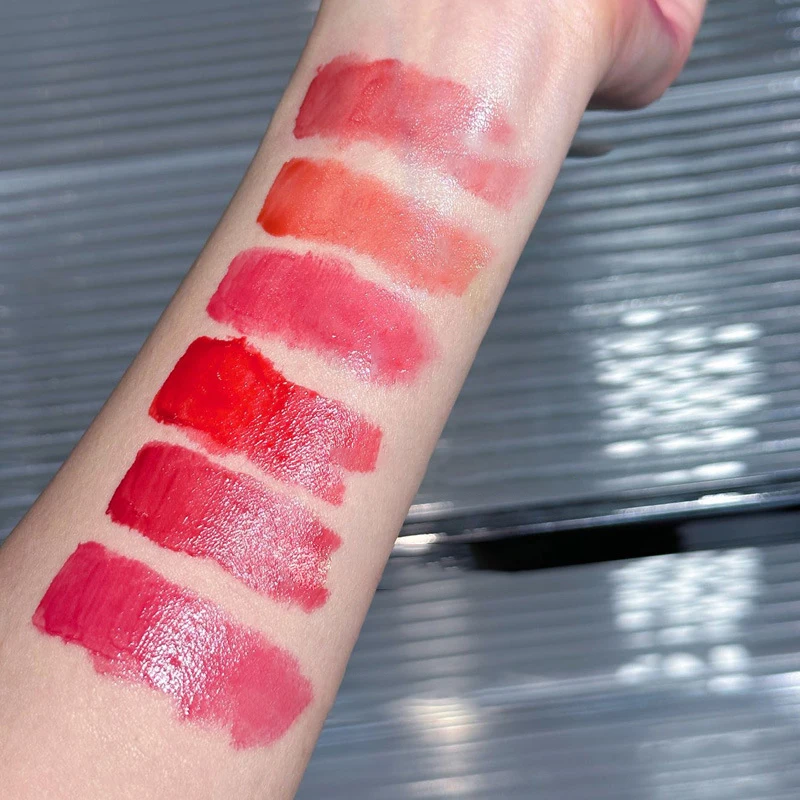 HERORANGE Gloss Labial Espelhado Hidratante Líquido Batom à Prova d'Água de Longa Duração Iluminador Não Desbotável