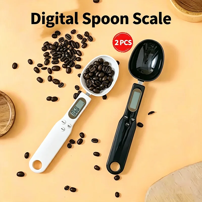 Mini Spoon Scale Digital Kitchen Scale Electronic LCD Food Scale 0.1-500g Cooking Flour Milk Coffee Powder Weight Measure Spoon