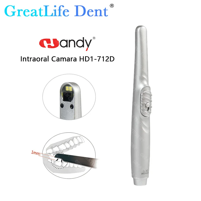 GreatLife Dent High Quality  Digital Intra-oral Camera HD1-712D 1080P full HD Dental Intraoral Camera Focusing lmage Acquisition