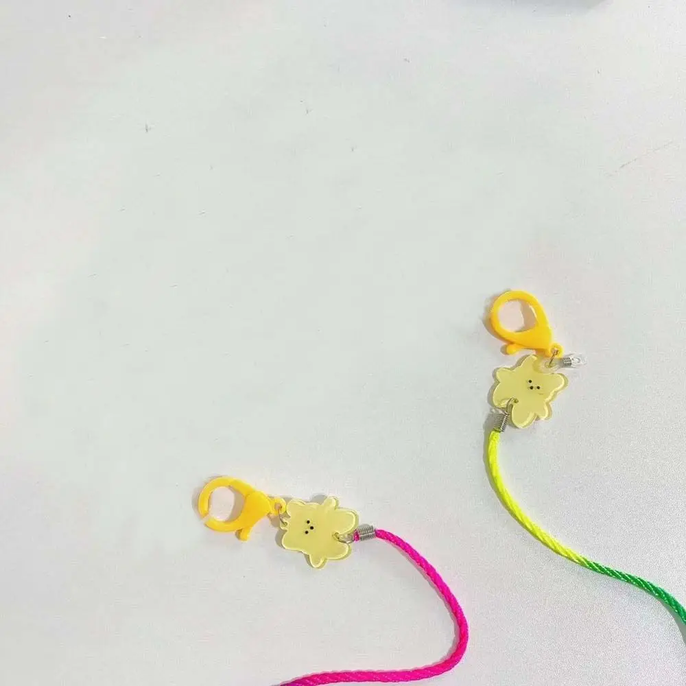

Bear Hanging Neck Cartoon Glasses Chain Female Anti-lost Mask Rope Sunglasses Lanyard Child Mask Lanyard Children Mask Chain