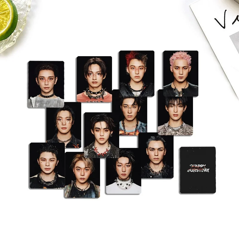 

12 шт./компл. KPOP S.Coups Vernon The8 новый альбом фотокарточки HAPPY BURSTDAY альбомная карта Joshua Mingyu DK Hoshi открытки карта фанатов