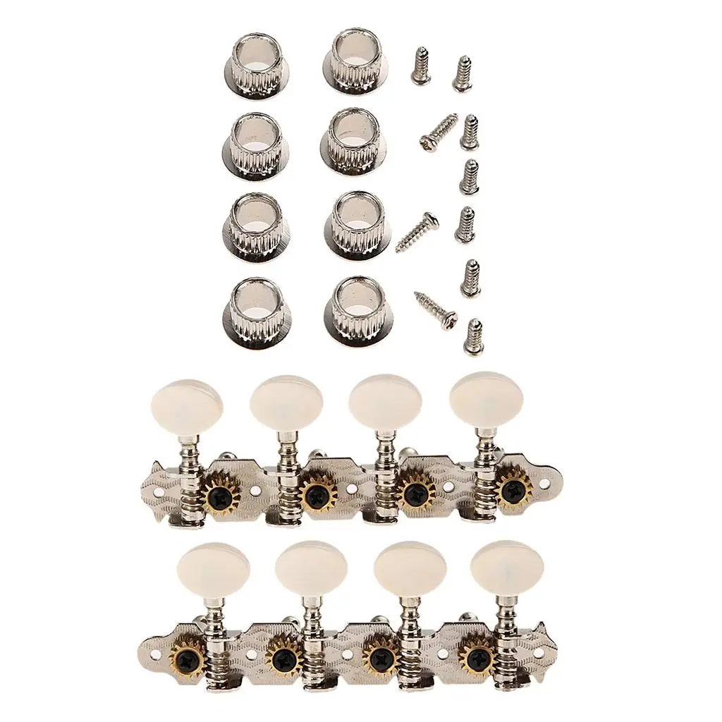 2pcs R+L Mandolin Parts Tuning Pegs Keys Tuners String Machine Heads Set Mandolin Tuning Button Instruments Accessory