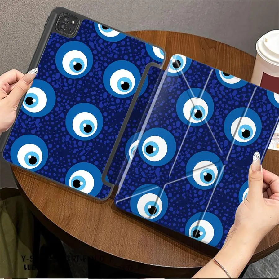 Holder Cover Tablet Case For iPad Pro 2025 Mini 6 7 Air 4 5 M3 M2 M4 11inch Pro 11th 10th 9th 8th 7th 12.9inch Creative Eye 6