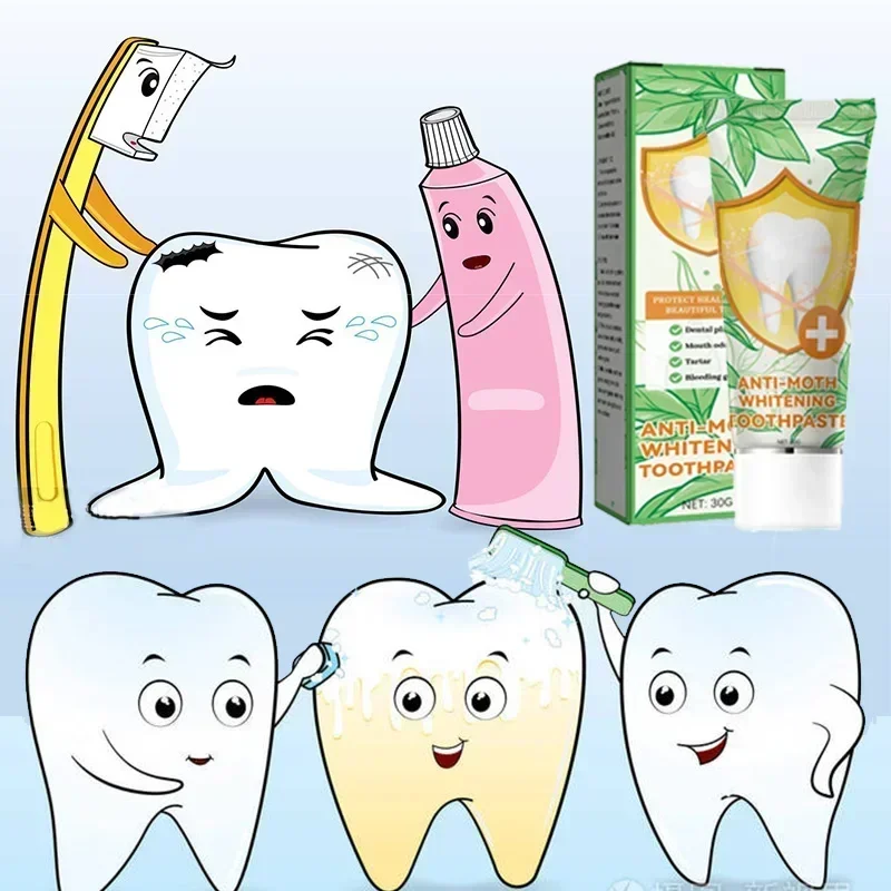 

Oral Hygiene Teeth Cleaning Whitening Teeth Stains Alculus Plaque Periodontitis Freshen Bad Breath Remove Cavities Toothpaste