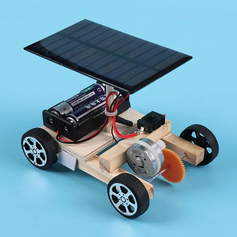 Assemble Solar Car Creative Inventions Motor Ability Of Children Active Thinking DIY Electronic Kit Technology Toys For Kids