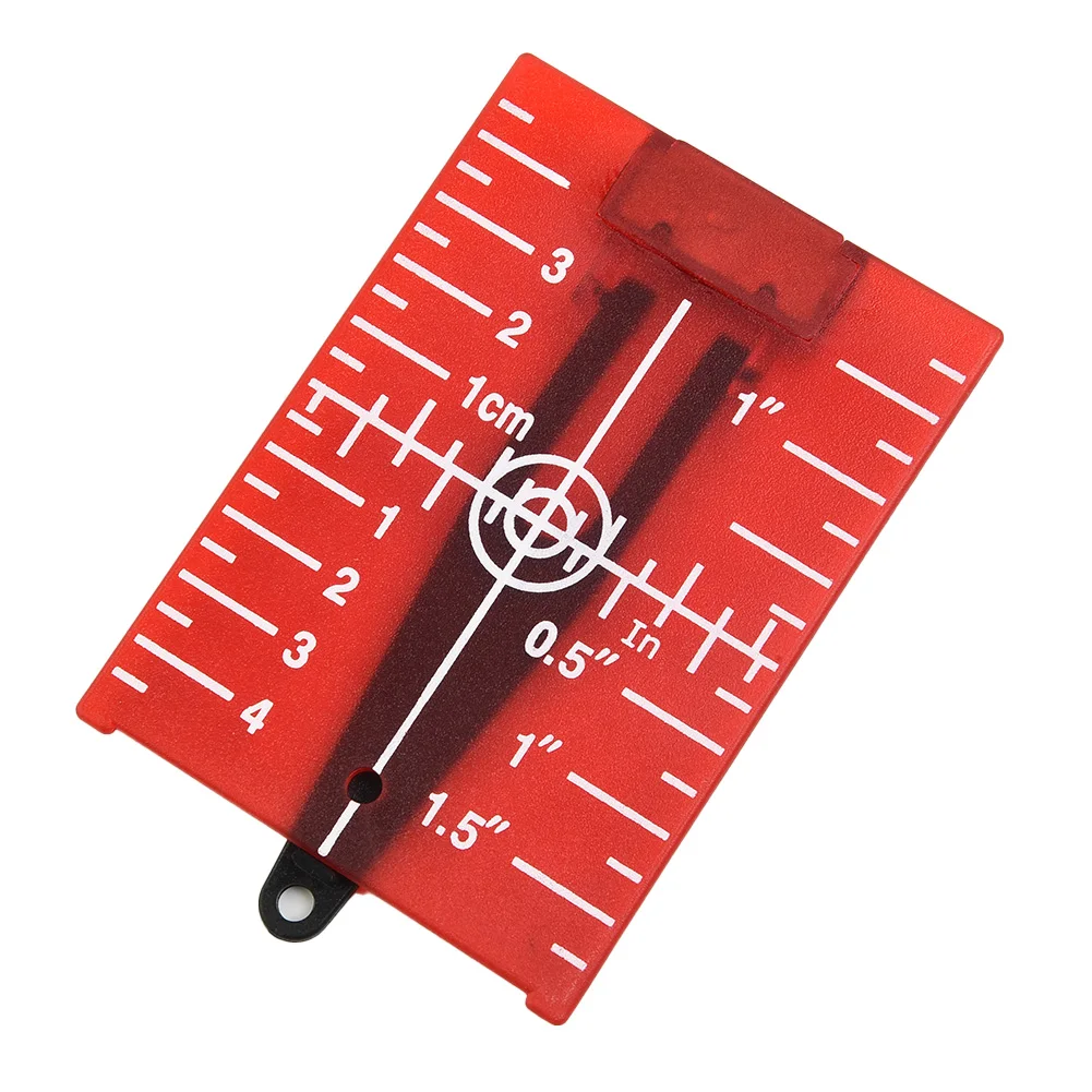 Plate Target Plate Measurement Red 1 PCS 11.5x7.4cm For Alignment For Green Lase Level Lase Target Card Level Rotating