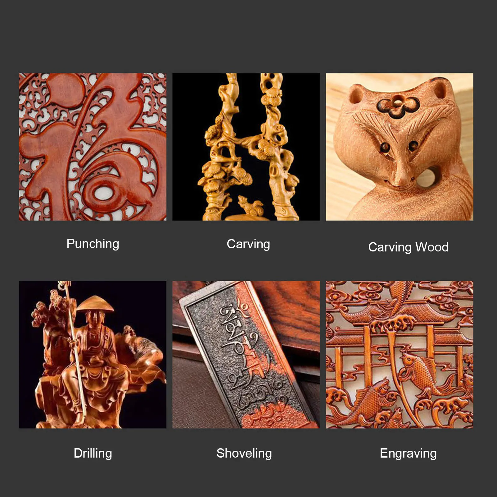 أدوات نحت الخشب CRV شفرة مقبض خشبي النقش إزميل مجموعة DIY بها بنفسك الحرف اليدوية أدوات نحت الخشب نحت إزميل مجموعة