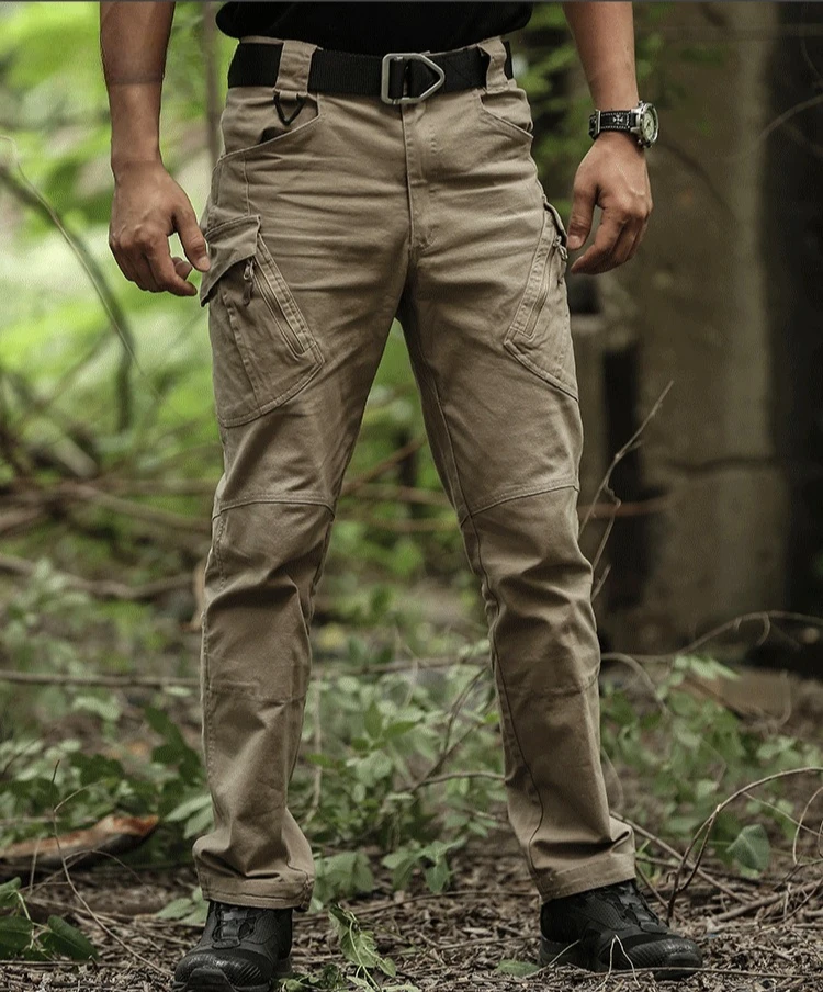 

High Quality Men's Tactical Pants Arisoft Waterproof Multiple Pockets Cargo Pant Men Clothing Tooling Trousers Joggers Military