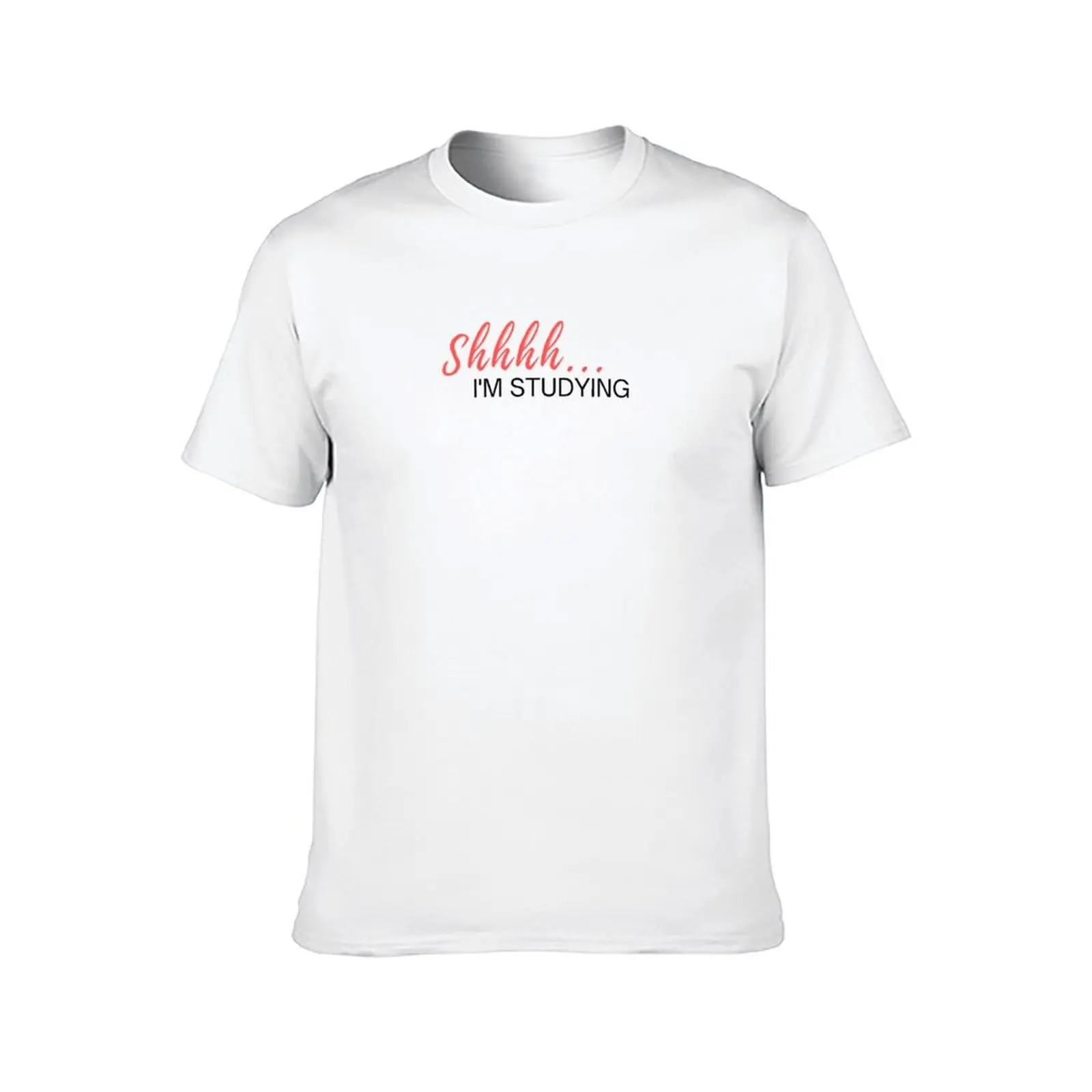 Shhhh... I'm Studying! T-Shirt anime t shirts for man t shirts for man cotton T-Shirt