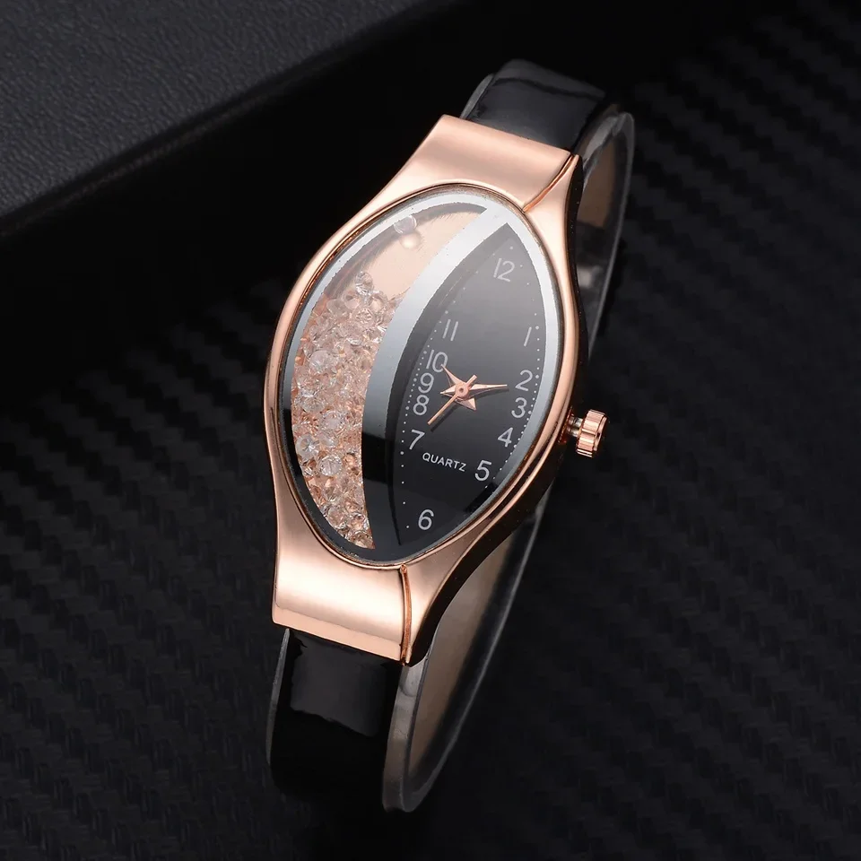 Fashion Women Watches Casual Ladies Watches Luxury Crystal Watches Women Leather Strap Quartz Wristwatches hodinky dames horloge