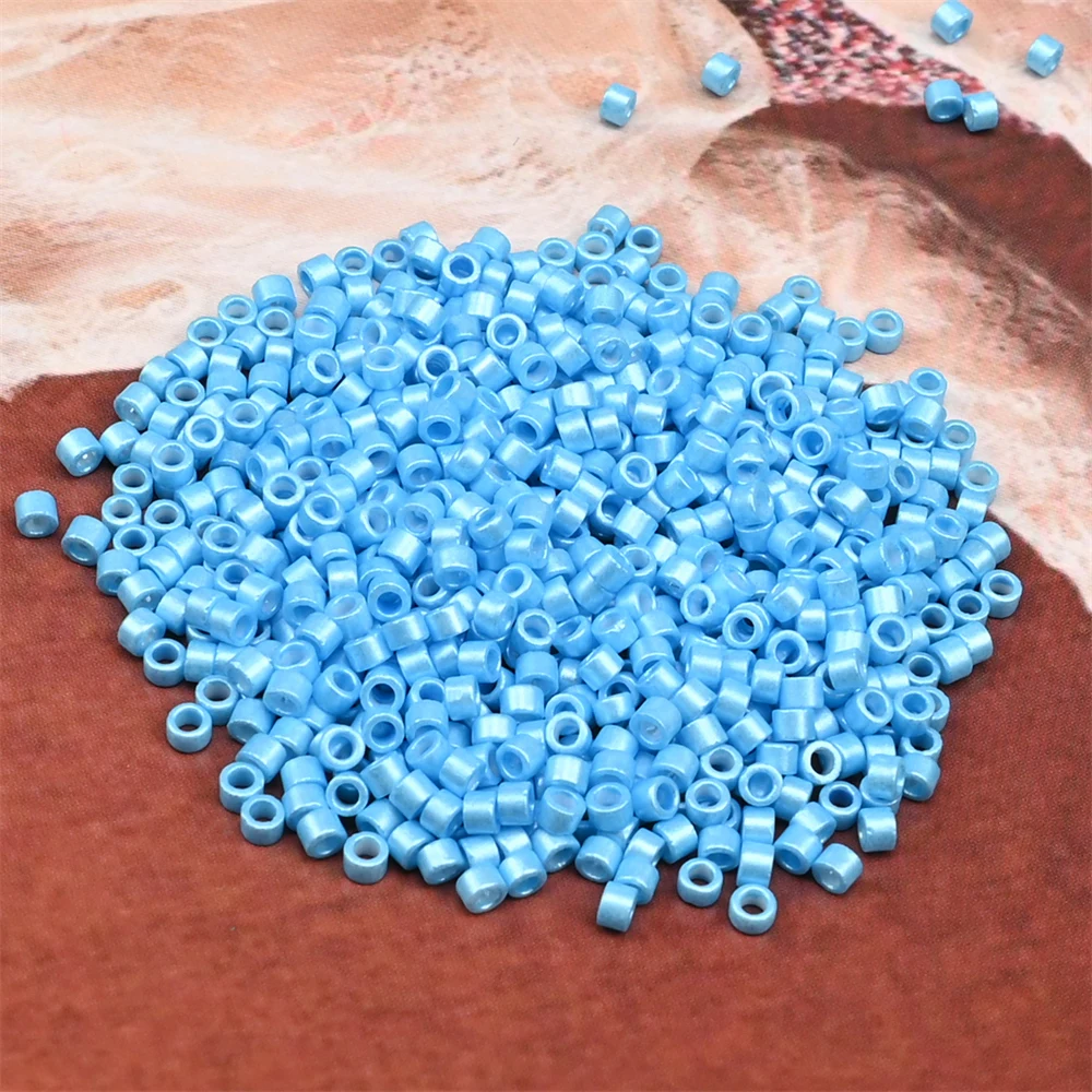 موحدة الخرز البذور الزجاجية المستديرة ، سلسلة اللؤلؤ ، الخرز الزجاجي فاصل DIY بها بنفسك صنع المجوهرات ، والحرف الزفاف ، 2.5 مللي متر ، 1000 قطعة لكل مجموعة #4