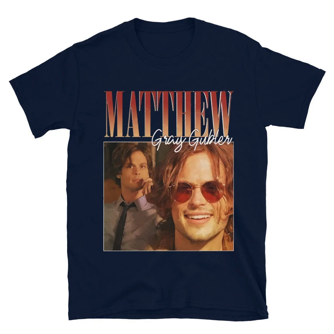 Retro Criminal MInds T Shirt Vintage Matthew Gray Gubler Shirt Spencer Reid Tv Show Inspired Tee Gift Streetwear Women Clothing