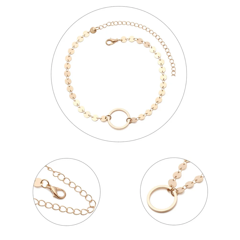 Arm Chain Armband Vergulde Koperen Sieraden Manchet Armbanden voor Dames Stijlvol Chic Design Banket Dating Winkelen