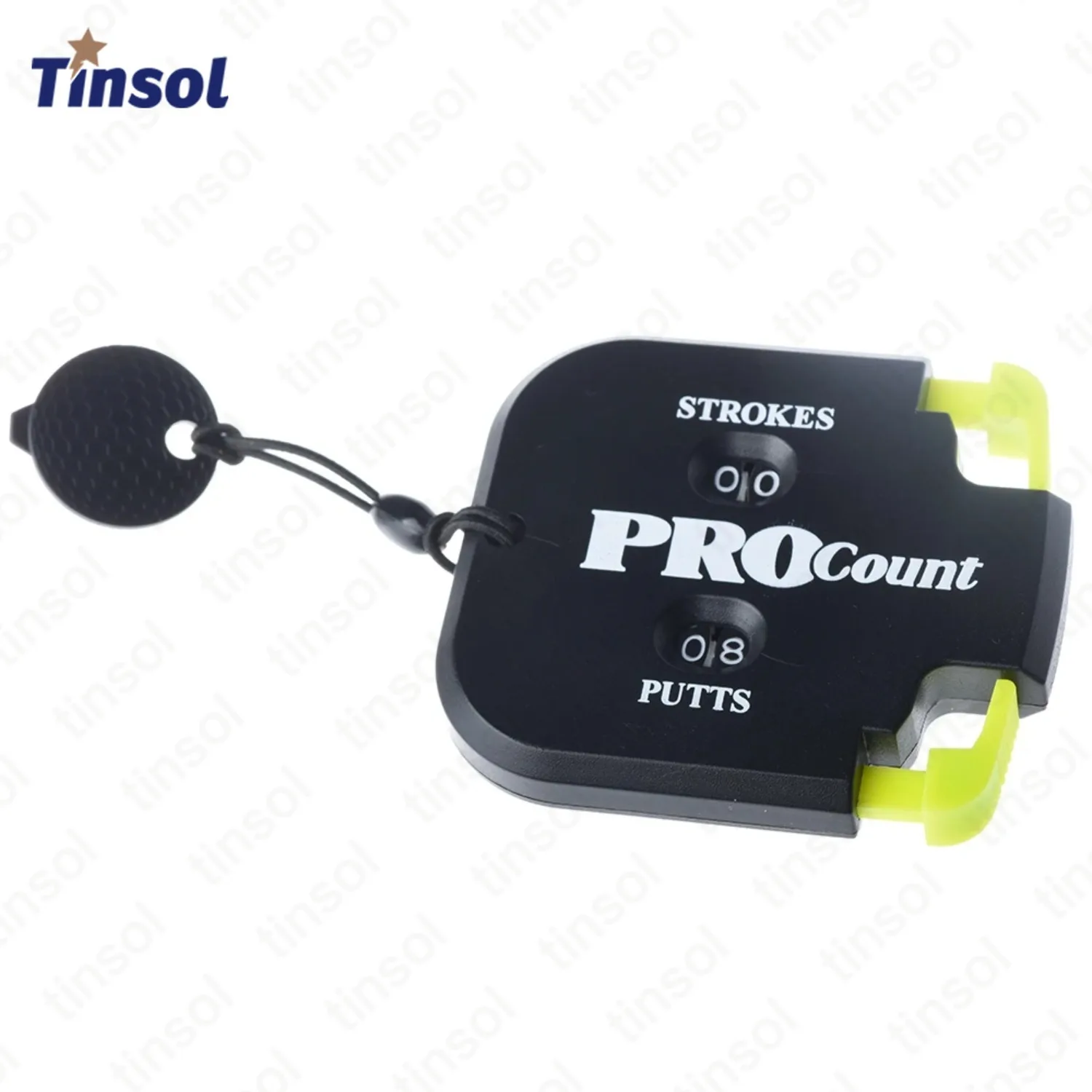 New Zeroable Mini Handy Golf Shot Count Stroke Putt Score Counter Two Digits Scoring Keeper With Key Chain Easy Return To Zero