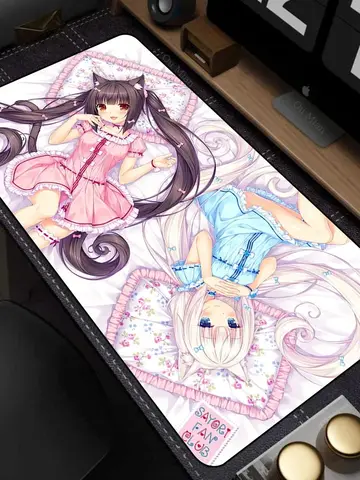 Коврик для мыши Nekopara XXL 90x40 см - мягкий и стильный для геймеров и офиса — изображение продукта