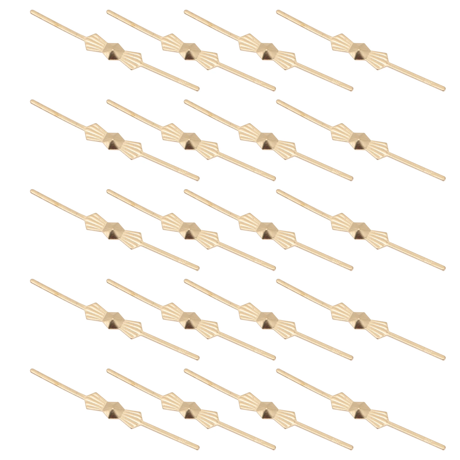 

200pcs Crystal Bead Curtain Buckle Golden Metal Connectors Chandelier Clips Ceiling Light Bow Tie Parts Reusable Hardware