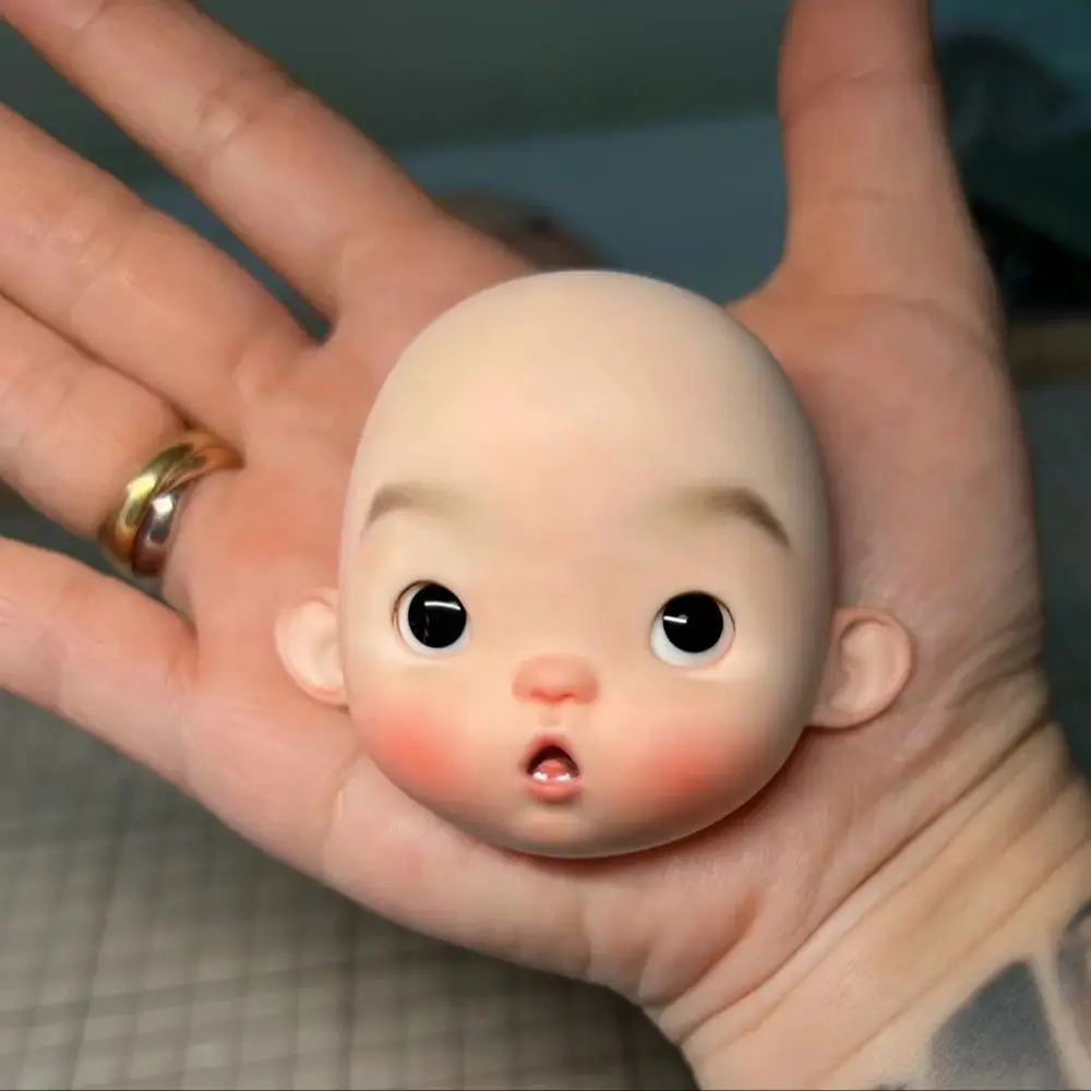 New BJD Doll Store 12cm 1/12 xiaomanggua dandan Resin Toy Model Cute Boy Toy stock Makeup Free Shipping