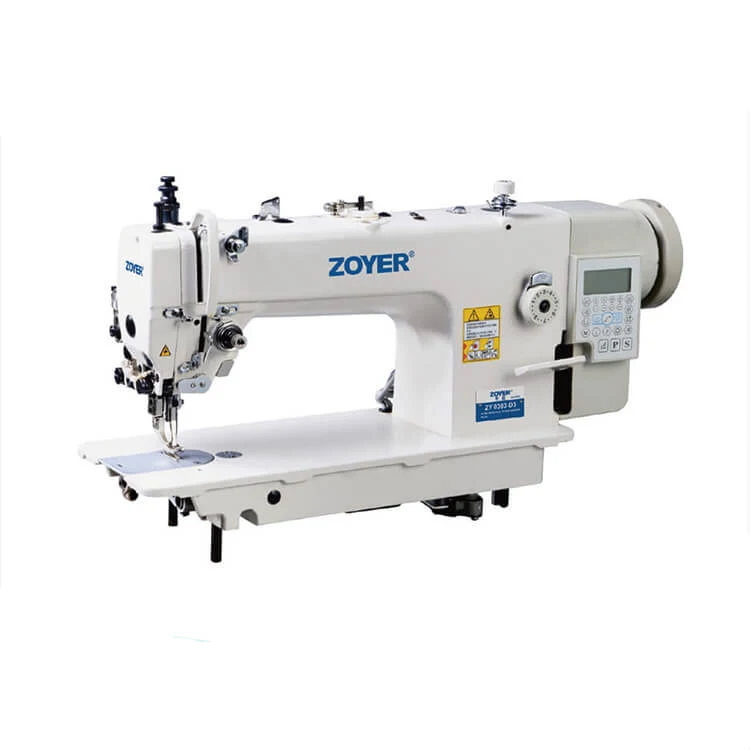 ZY0303-D3 zoyer direct drive heavy duty top with bottom feed lockstitch sewing machine