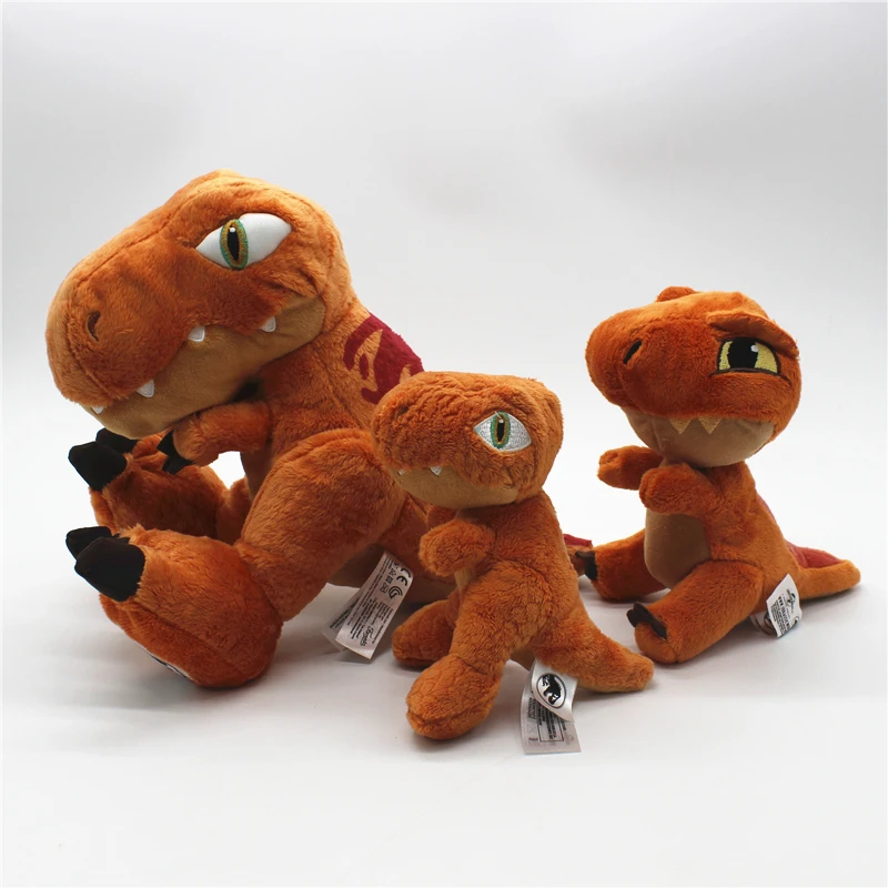 Original Jurassic World tyrannosaurus High Quality Plush toy cartoon doll Creative children's birthday gift