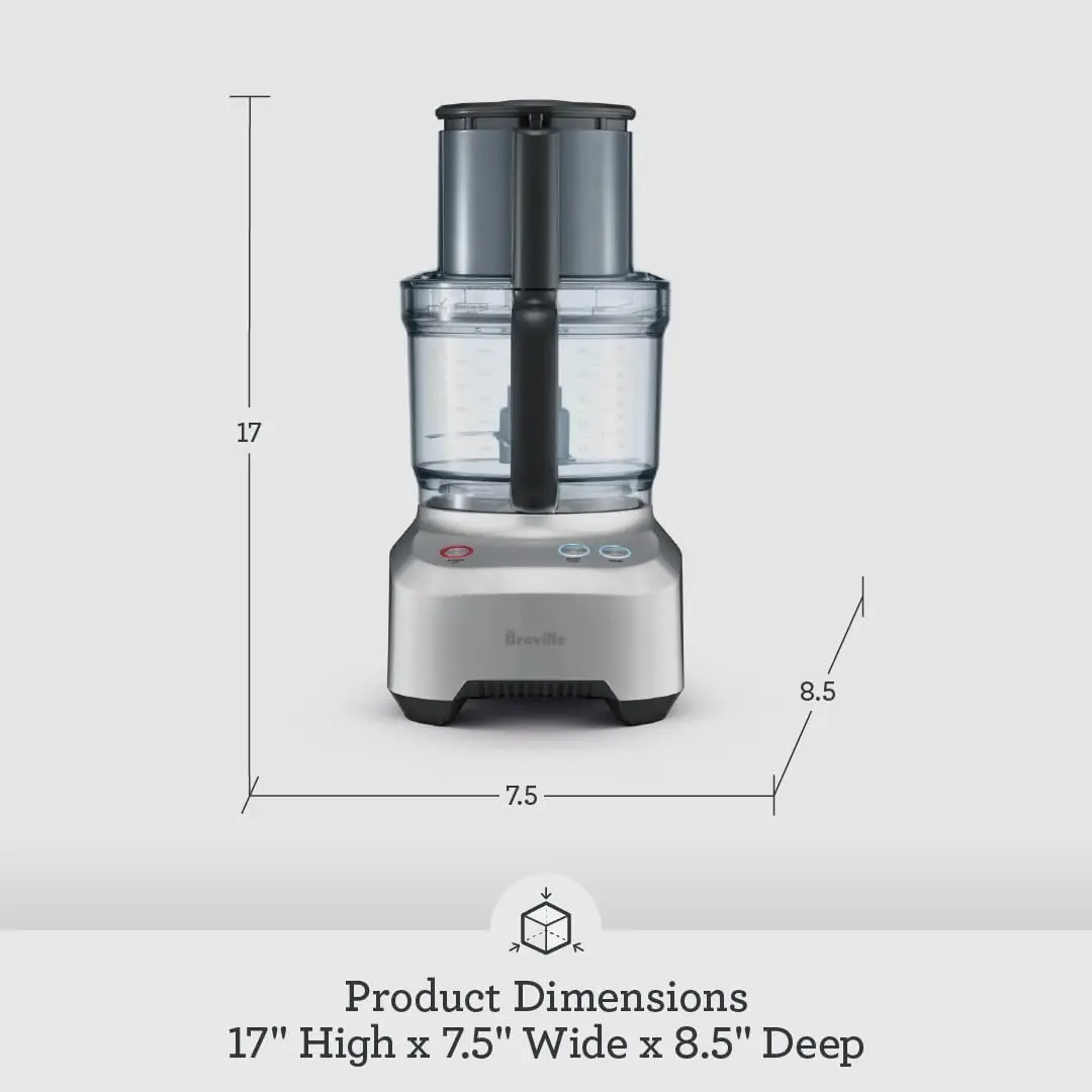 BFP660SIL Food Processor, 12 Cup, Silver