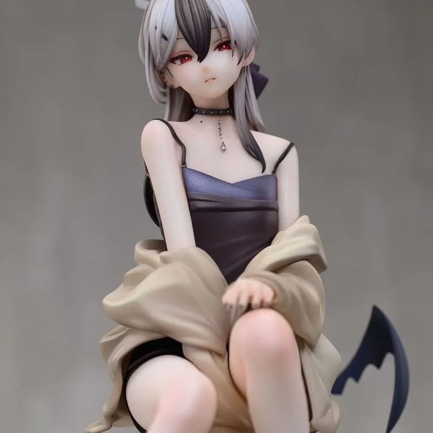 Anime azul arquivo estatueta linda menina kayoko figuras de ação onnikata vestido ver 18cm estátua pvc modelo coleção brinquedos presentes