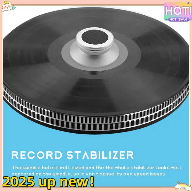 Stabilizzatore di peso con registrazione dalla trama delicata con cuscinetto protettivo morbido per profilo del giradischi disco LP in vinile HiFi