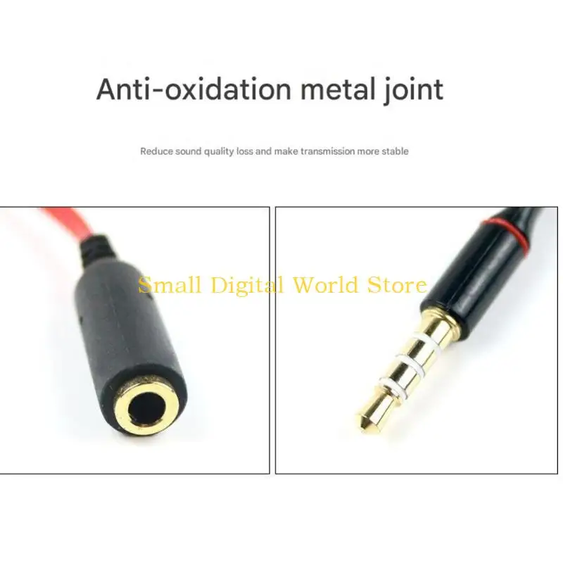 77UB 3.5mm Male To Female Sound Cable CTIA to OMTP for Mobile Phone Sound Extend Line Wire Headphones Sound Transmission