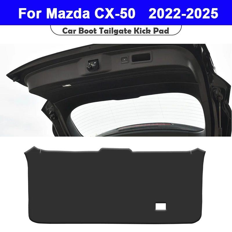 For Mazda CX-50 2022 2023 2024 2025 Luxury CarTrunk Mat Odorless PU Leather Boot Liner Full Coverage Anti-Scratch Accessories
