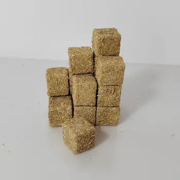 4件式模擬乾草堆比例模型擺飾 娃娃屋農場草垛微縮場景模型 DIY家居裝飾工藝品 8 最佳銷售 農舍裝飾 - №1