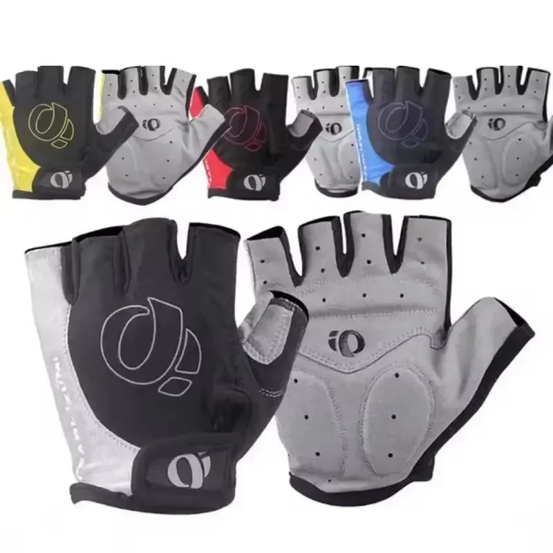 1Pair Gel Half Finger MTB Road Bike Gloves Anti-Slip Anti-Sw