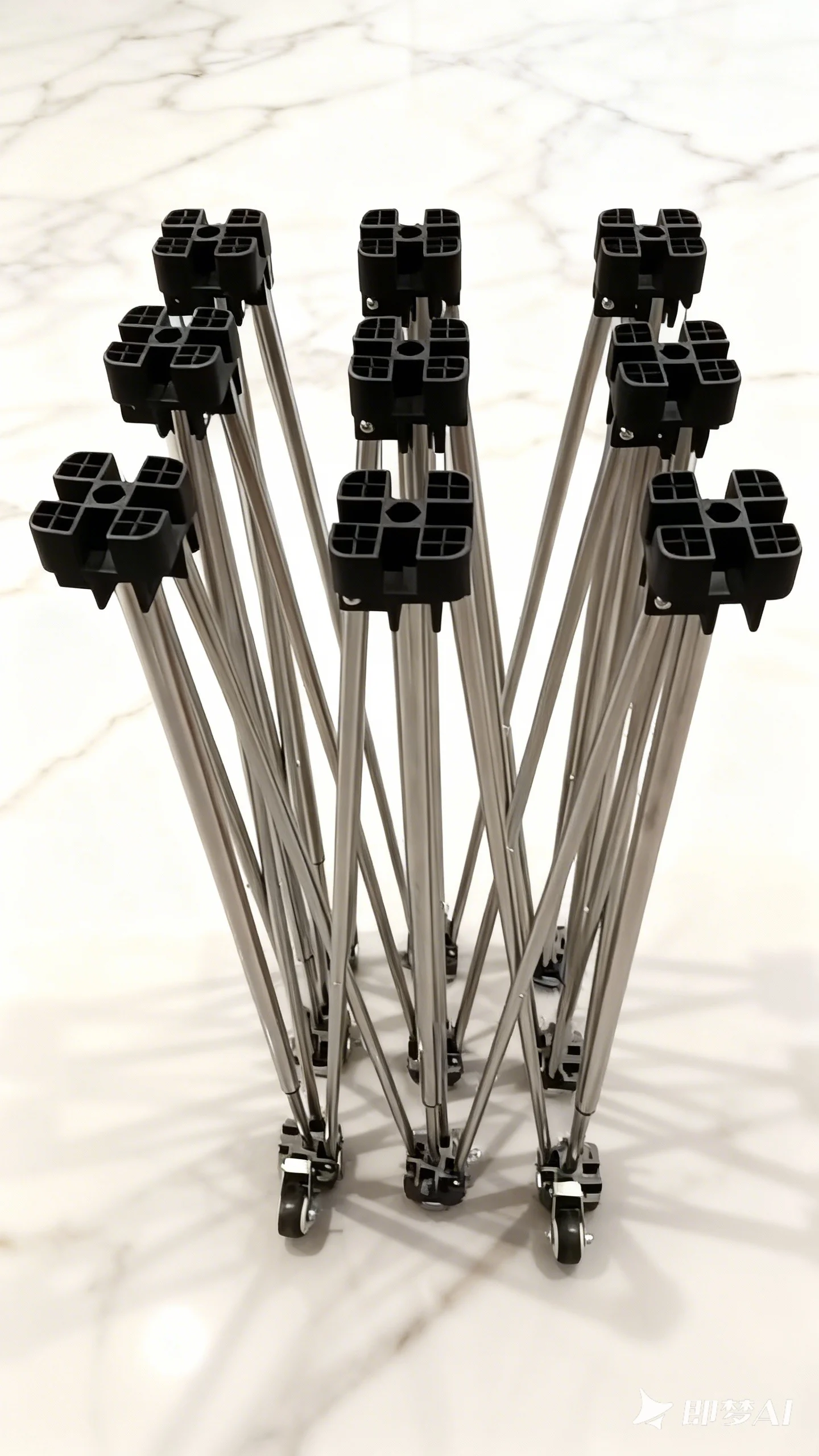 Steel Industrial 900kg Portable Workbench OEM Spider Leg Telescopic Stainless  DIY Worktable 6/8/9/12/15 Legs