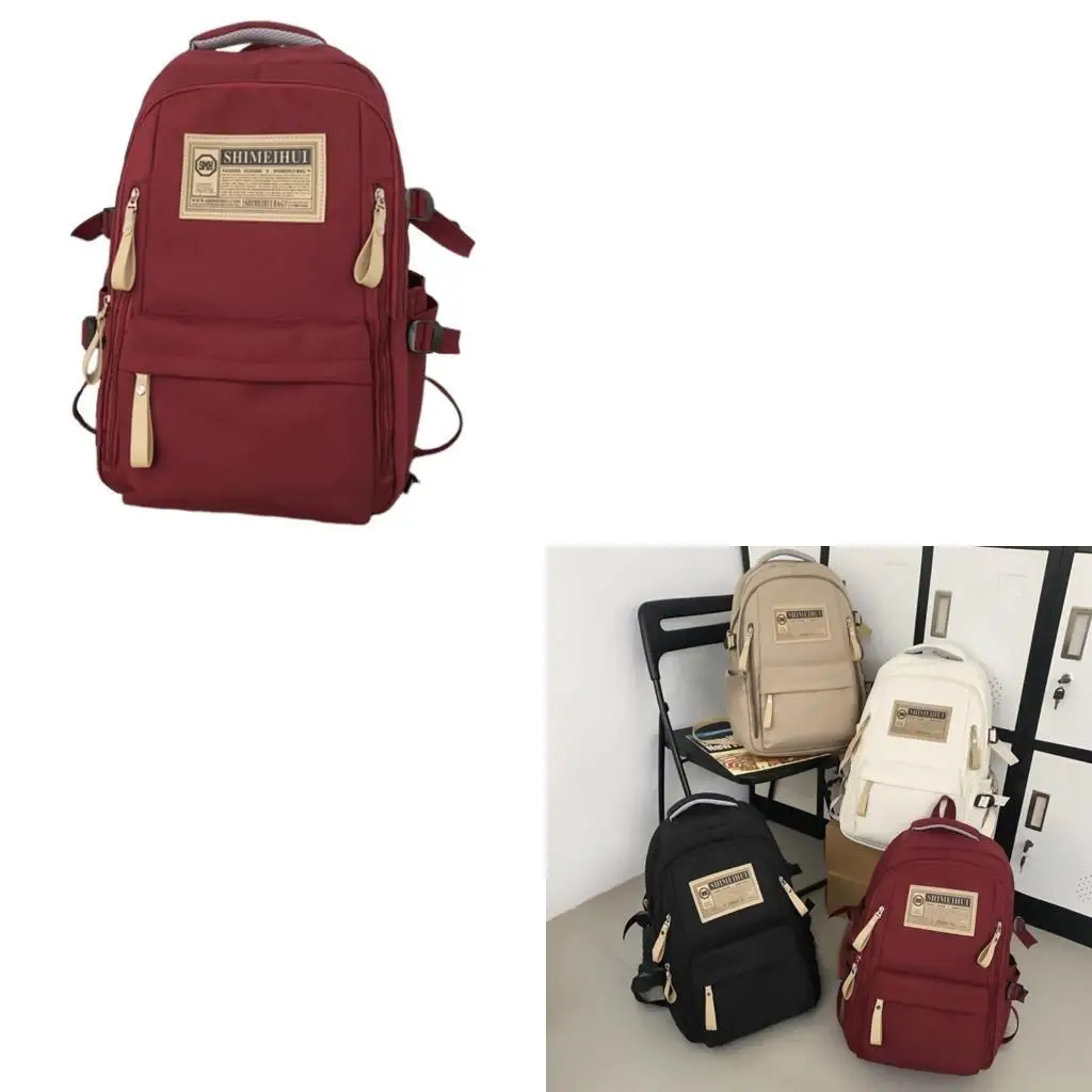 

D46D Vintage Middle High School High рюкзак с большим пространством для книг и необходимости