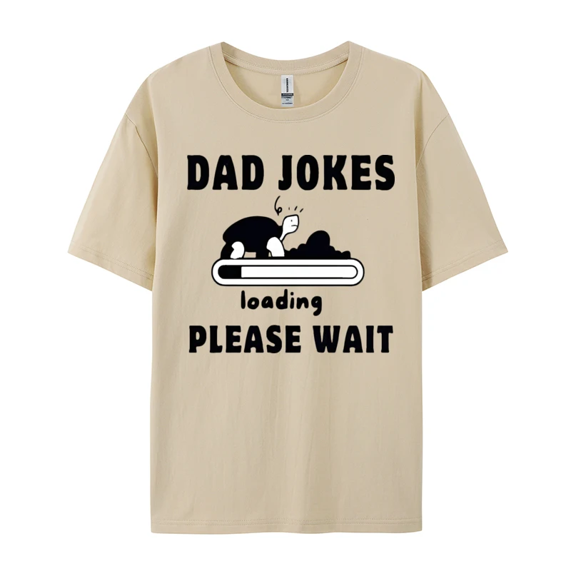 Dad Jokes Daddy From Daughter Son Turt Men Letters Printed T-shirts Adult Funny Tee Shirts Male Oversized Camisas Basicas Hombre