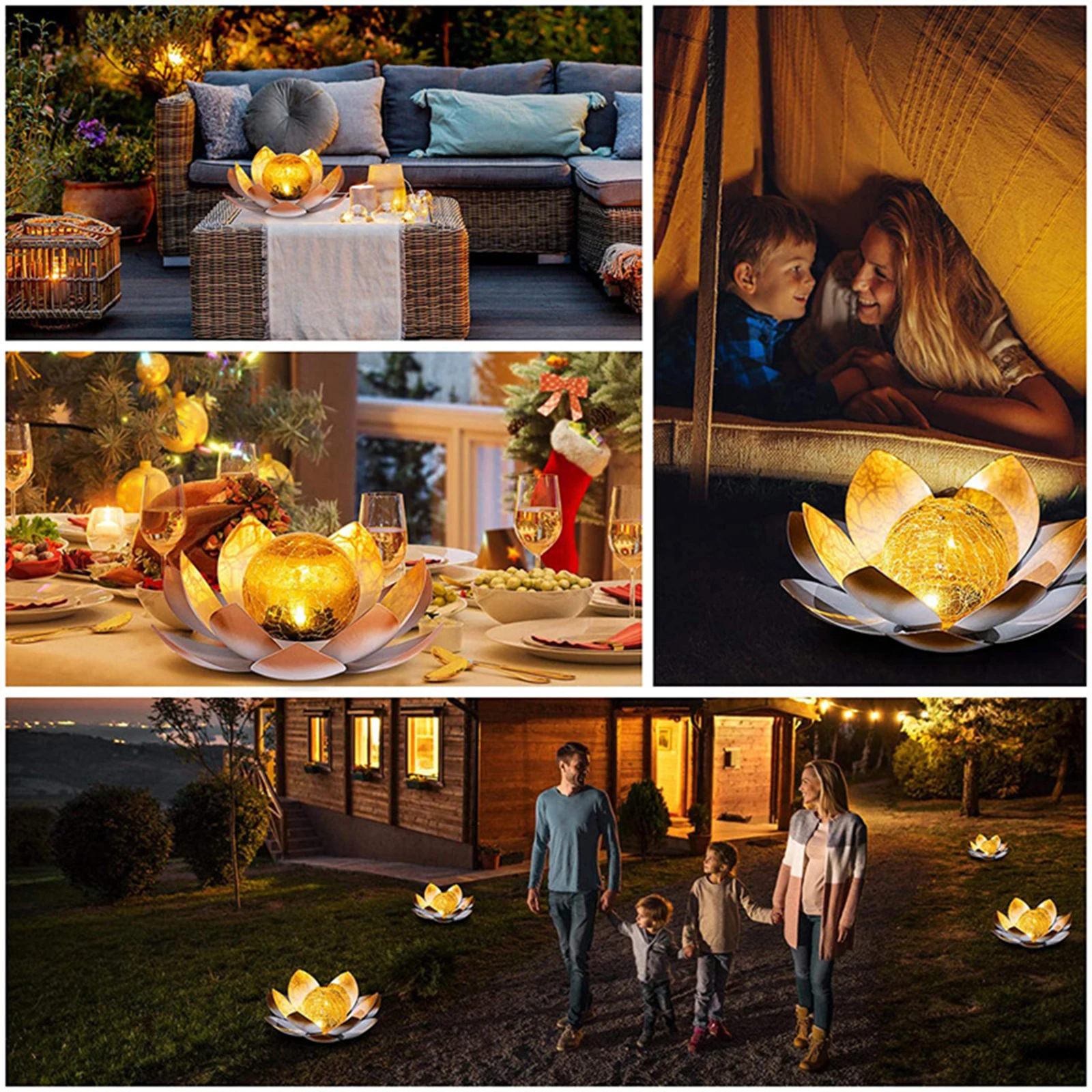 إضاءة شمسية خارجية على شكل زهر - مراجعة Outdoor Lighting Quotes وسعره