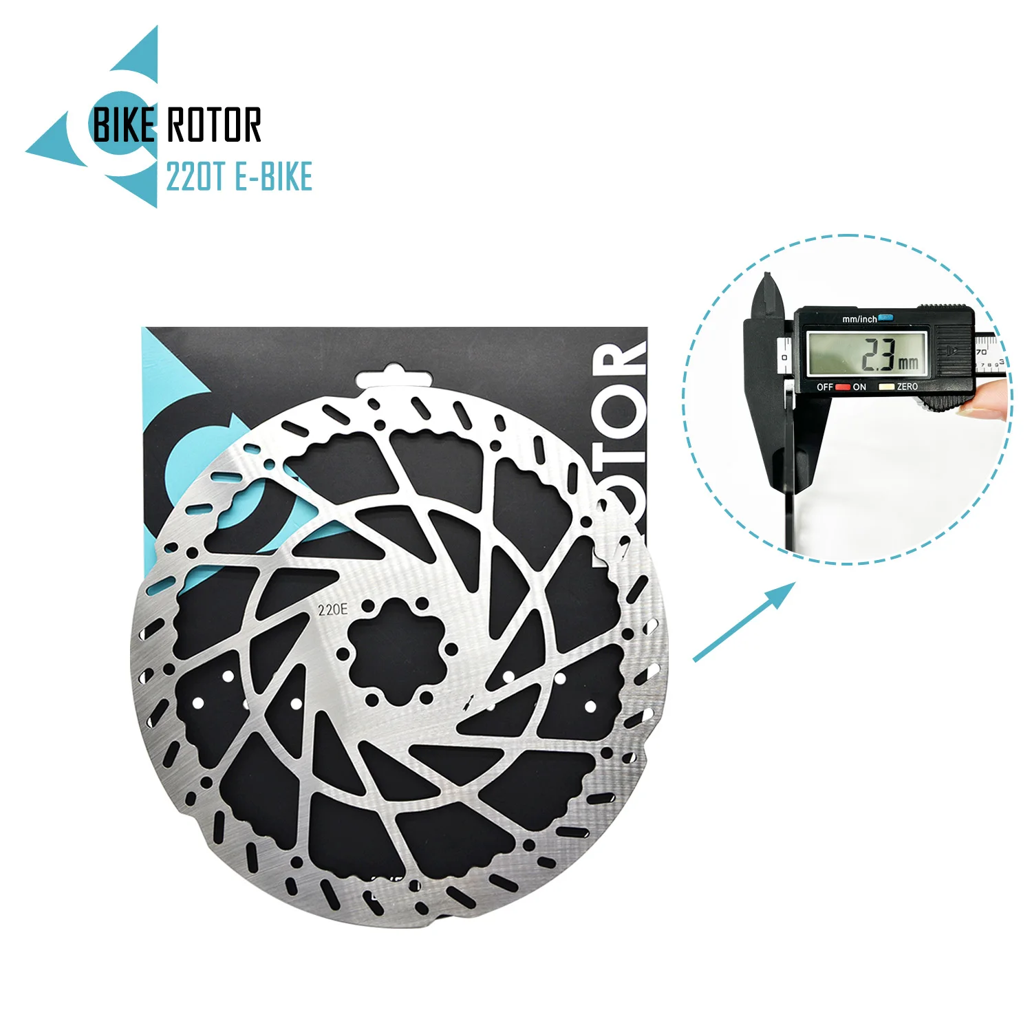 AI CYCLING MTB 220mm Disc Brake Rotors for Road Racing Bike E-BIKE Mountain Bike - High Performance Bike Brakes