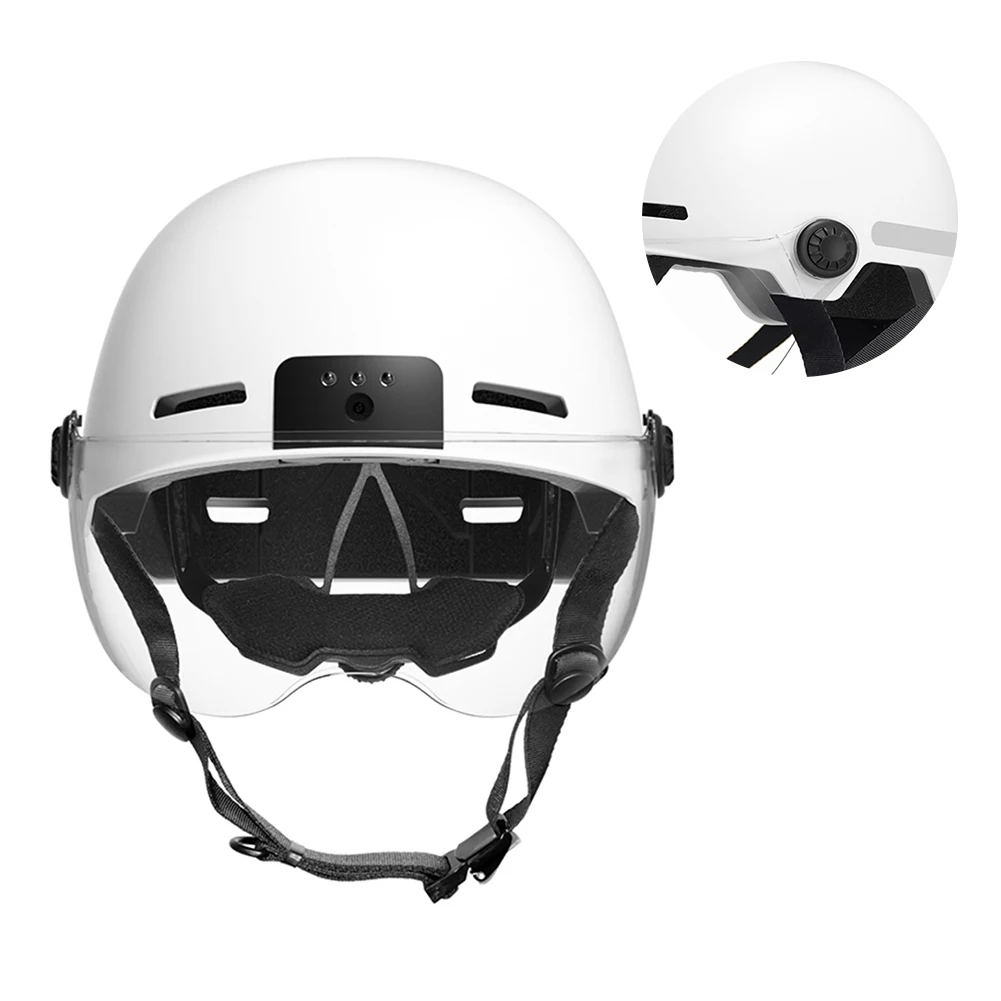 

Helmet Camera Recorder Anti-shake Bicycle Motorcycle Helmets Cameras Built-In 1300mah 130° Wide Angle for Outdoor Cycling