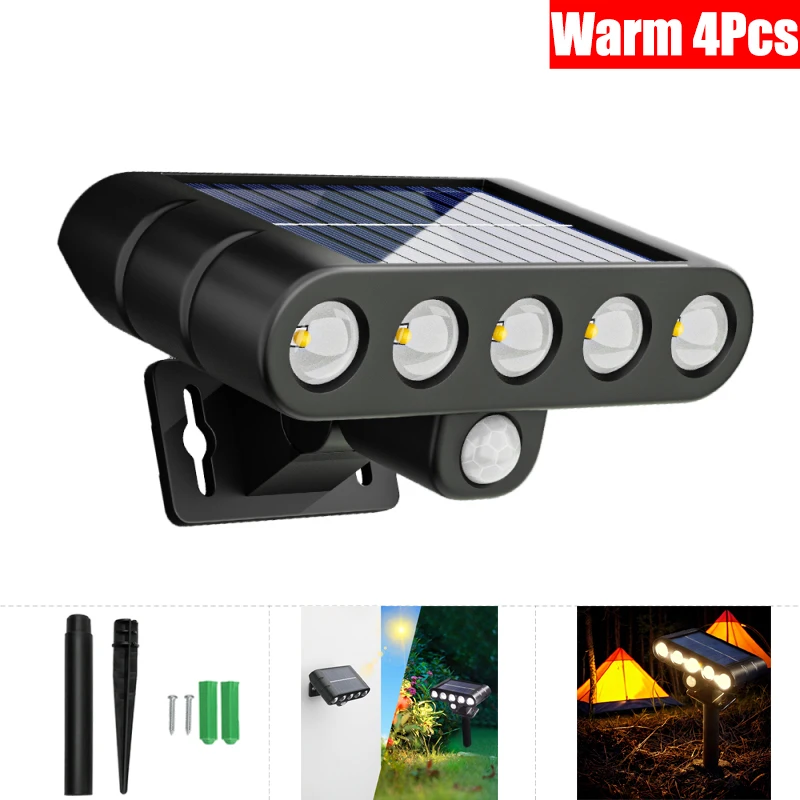 NONE 12led solar flackern licht licht wasserdichte garten dekoration outdoor rasen weg hof terrassen fußlampe 5