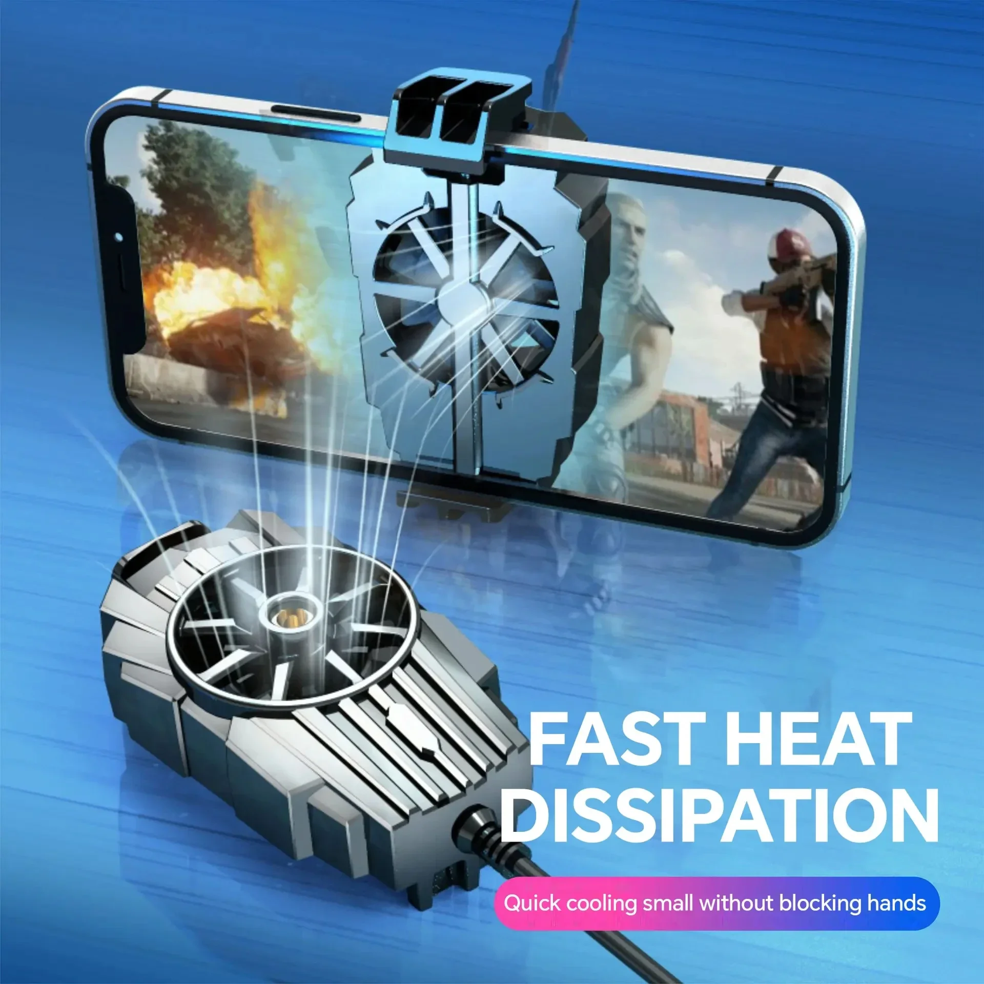 Live Mobile Radiator Portable Peripheral Air Cooling Game Mini Fan Esports For Xiaomi Samsung Android Iphone Cooling Usb Power